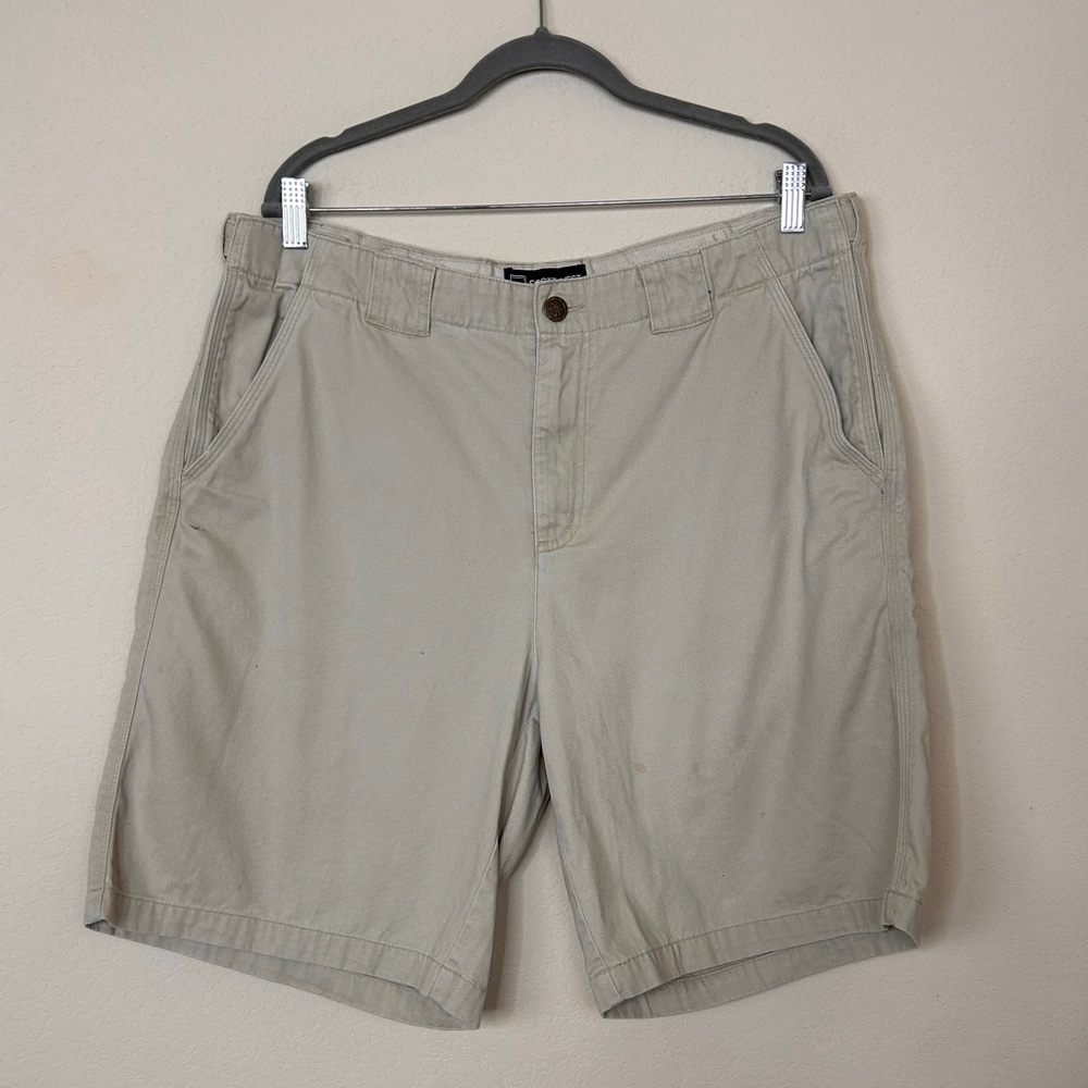 Scottevest TEC Shorts Mens 38
Beige Chino Hidden Cargo Pockets Travel